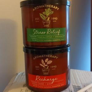 Bath & Body Works Aromatherapy Candle Duo